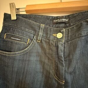 Authentic Dolce & Gabbana Dark Blue Women's Jeans
